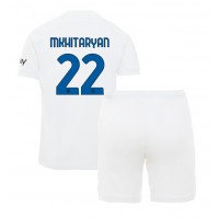 Inter Milan Henrikh Mkhitaryan #22 Auswärts Trikotsatz Kinder 2023-24 Kurzarm (+ Kurze Hosen)
